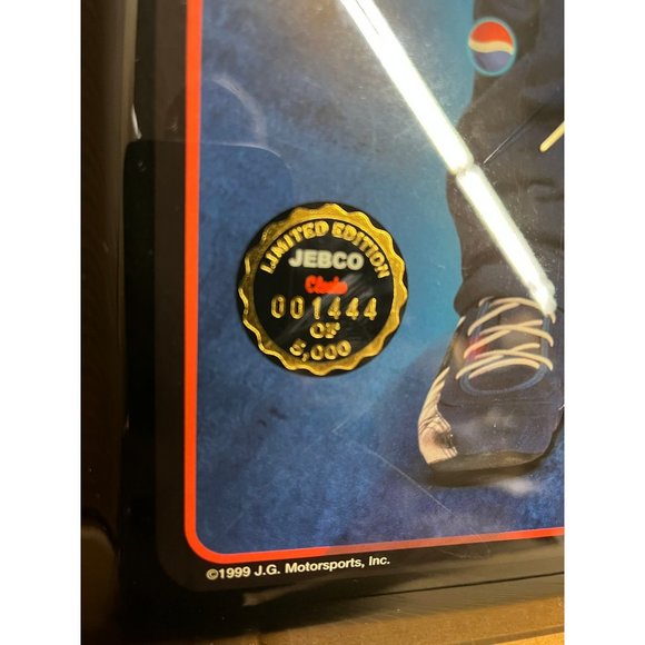 Jeff Gordon Jebco Pepsi Clock #1444 of 5,000 Limited Edition Autographed Clock - Picture 9 of 10